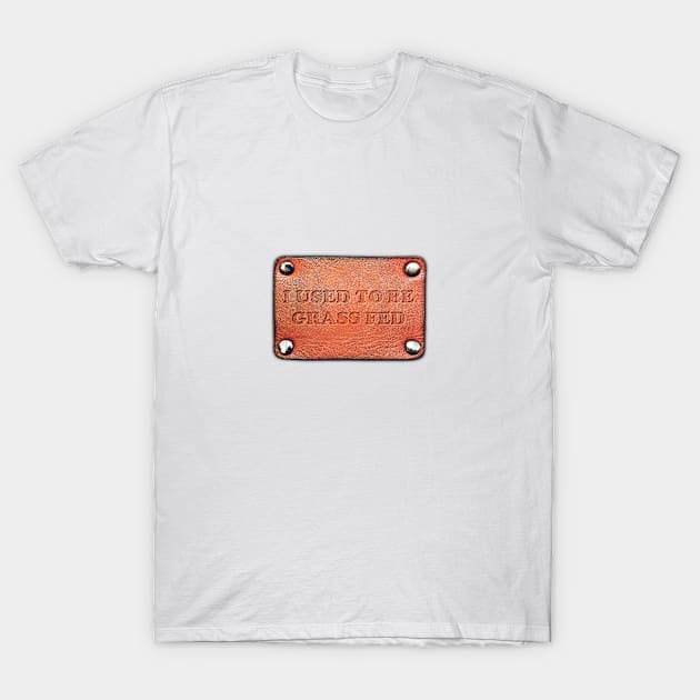 leather tag engraved T-Shirt by Artpassion